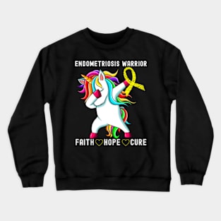 Endometriosis Warrior Endometriosis Month Crewneck Sweatshirt